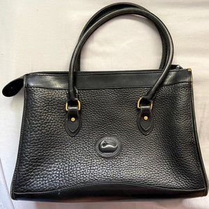 Vintage Dooney & Bourke Black Leather handbag